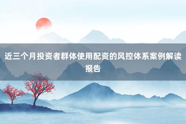 近三个月投资者群体使用配资的风控体系案例解读报告
