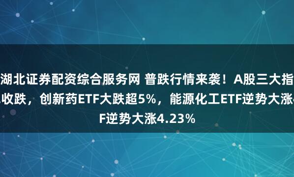 湖北证券配资综合服务网 普跌行情来袭！A股三大指数全线收跌，创新药ETF大跌超5%，能源化工ETF逆势大涨4.23%