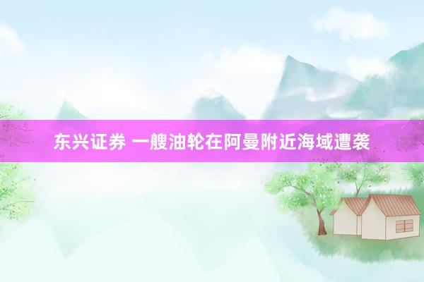 东兴证券 一艘油轮在阿曼附近海域遭袭